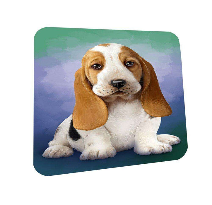 Basset Hound Dog Coasters Set of 4