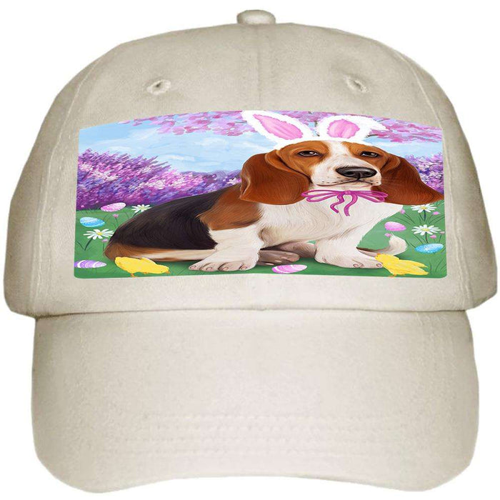 Basset Hound Dog Easter Holiday Ball Hat Cap HAT50856