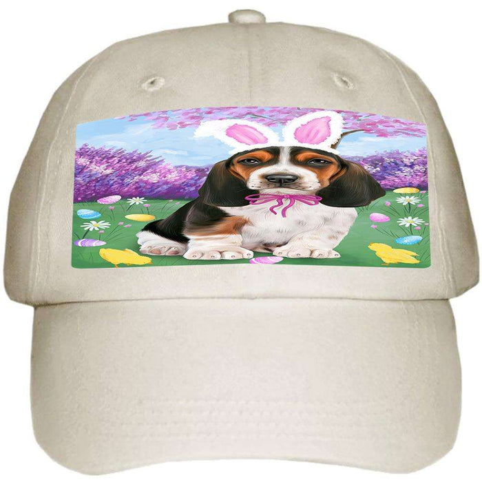 Basset Hound Dog Easter Holiday Ball Hat Cap HAT50859