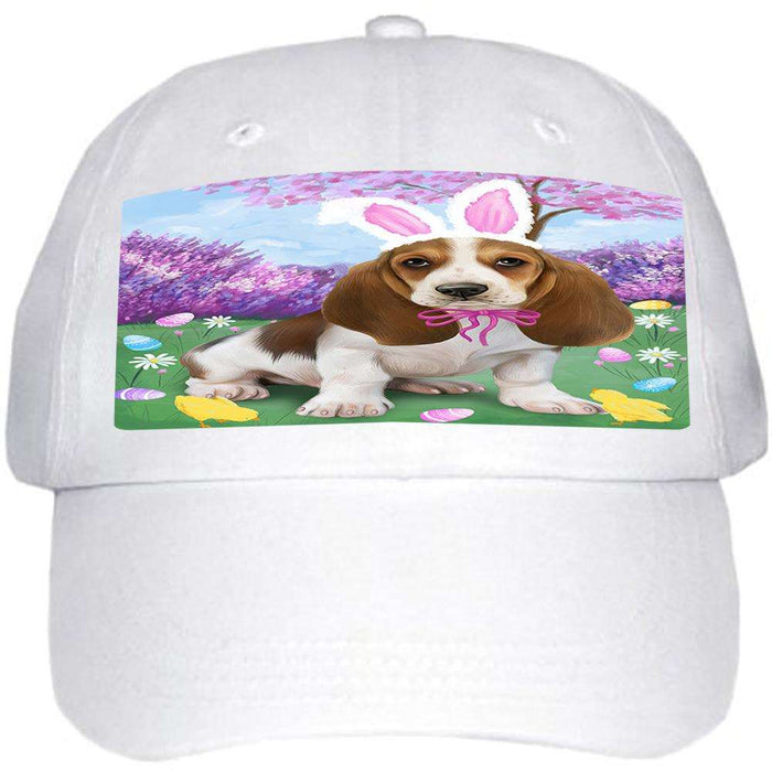 Basset Hound Dog Easter Holiday Ball Hat Cap HAT50862