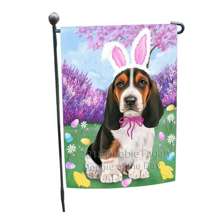 Basset Hound Dog Easter Holiday Garden Flag GFLG48951