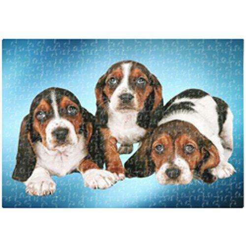 Basset Hound Puppy 500 Pc. Puzzle with Photo Tin