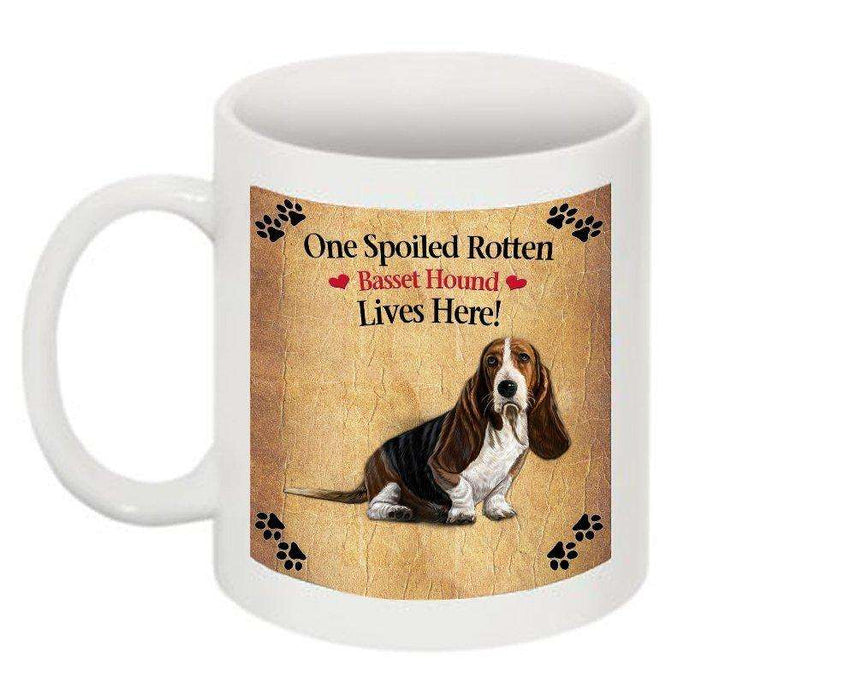 Basset Hound Spoiled Rotten Dog Mug