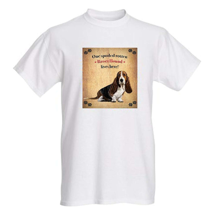 Basset Hound Spoiled Rotten Dog T-Shirt