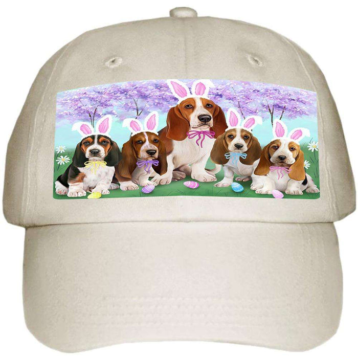Basset Hounds Dog Easter Holiday Ball Hat Cap HAT51120