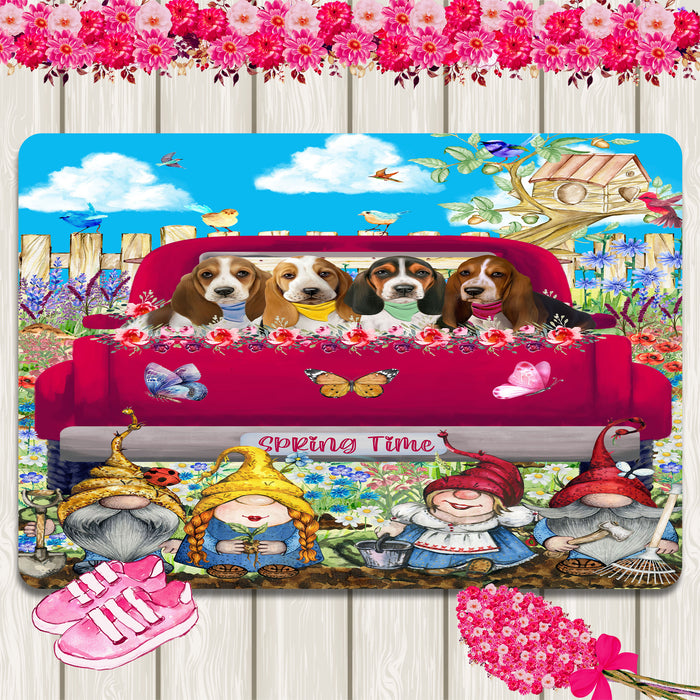 Basset Hound Area Rug and Runner: Explore a Variety of Custom Designs, Personalized, Floor Carpet Indoor Rugs for Home and Living Room, Gift for Pet and Dog Lovers