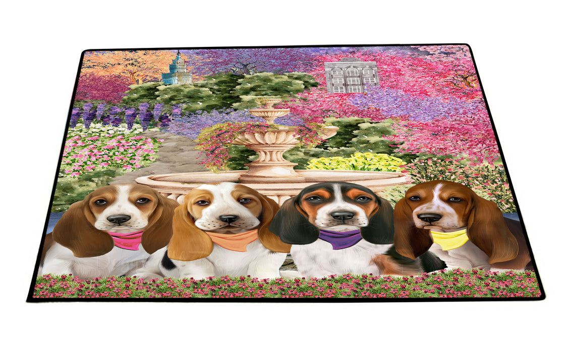 Basset Hound Floor Mat: Explore a Variety of Designs, Anti-Slip Doormat for Indoor and Outdoor Welcome Mats, Personalized, Custom, Pet and Dog Lovers Gift