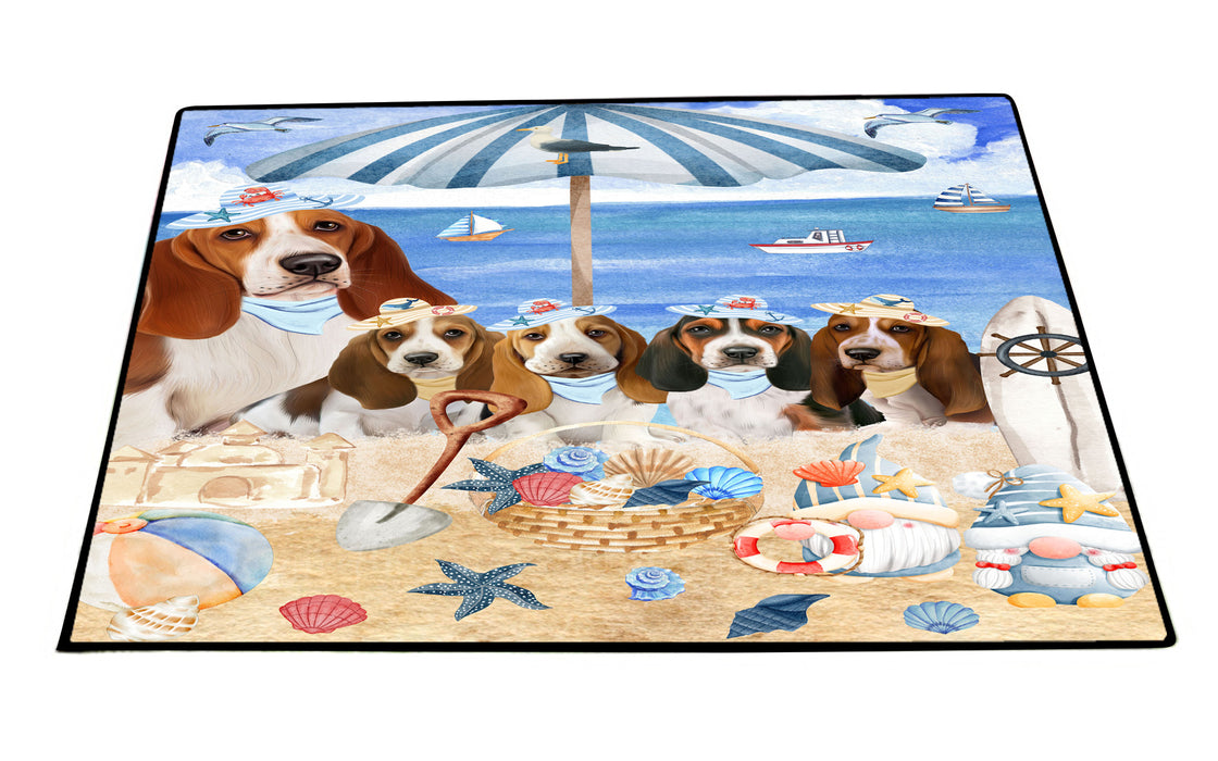 Basset Hound Floor Mats: Explore a Variety of Designs, Personalized, Custom, Halloween Anti-Slip Doormat for Indoor and Outdoor, Dog Gift for Pet Lovers