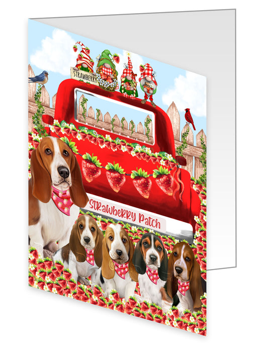 Basset Hound Greeting Cards & Note Cards, Explore a Variety of Personalized Designs, Custom, Invitation Card with Envelopes, Dog and Pet Lovers Gift