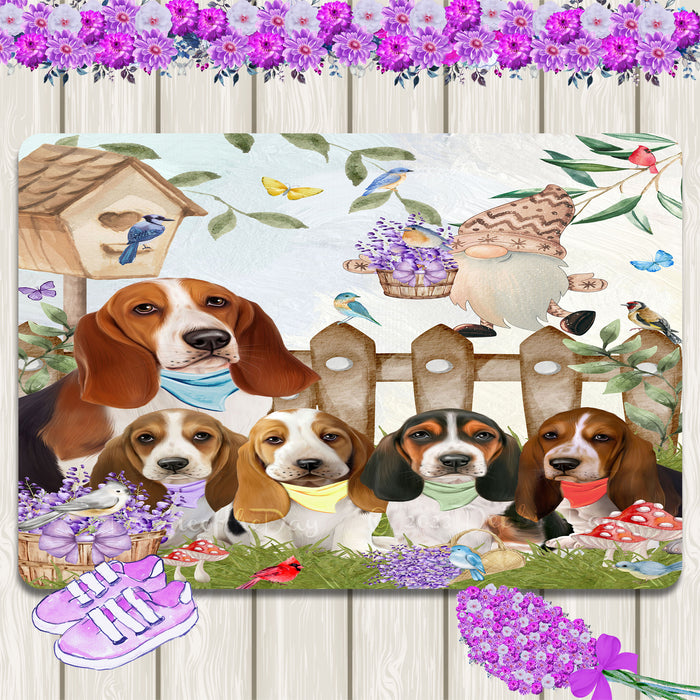 Basset Hound Area Rug and Runner, Explore a Variety of Designs, Indoor Floor Carpet Rugs for Living Room and Home, Personalized, Custom, Dog Gift for Pet Lovers