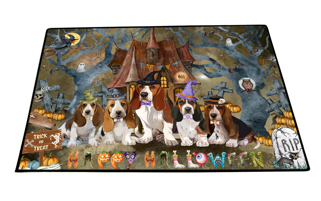 Basset Hound Floor Mat, Explore a Variety of Custom Designs, Personalized, Non-Slip Door Mats for Indoor and Outdoor Entrance, Pet Gift for Dog Lovers
