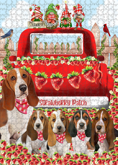 Basset Hound Jigsaw Puzzle for Adult, Interlocking Puzzles Games, Personalized, Explore a Variety of Designs, Custom, Dog Gift for Pet Lovers