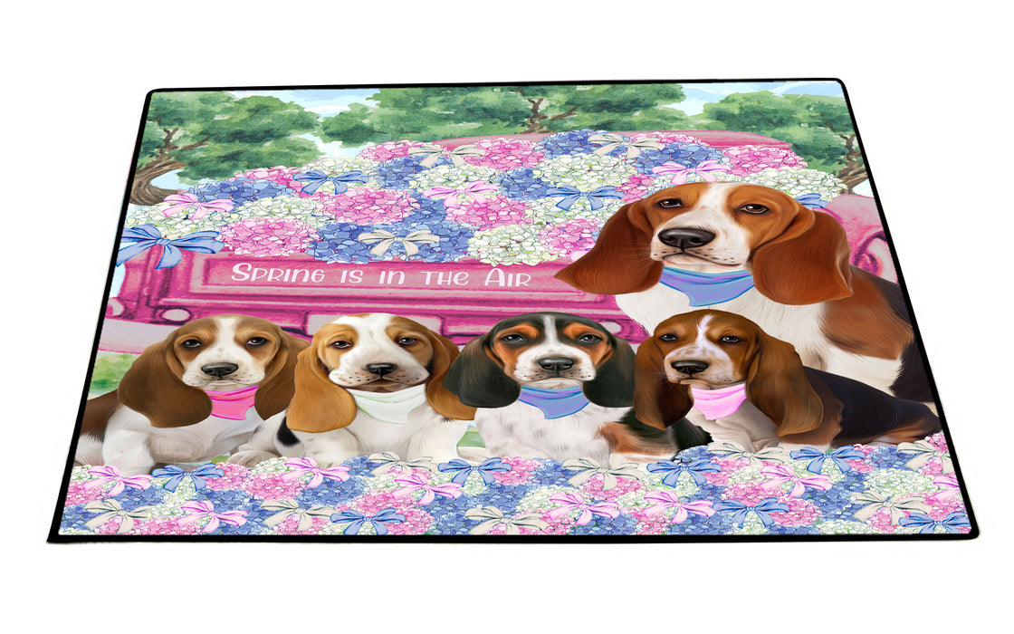 Basset Hound Floor Mats and Doormat: Explore a Variety of Designs, Custom, Anti-Slip Welcome Mat for Outdoor and Indoor, Personalized Gift for Dog Lovers