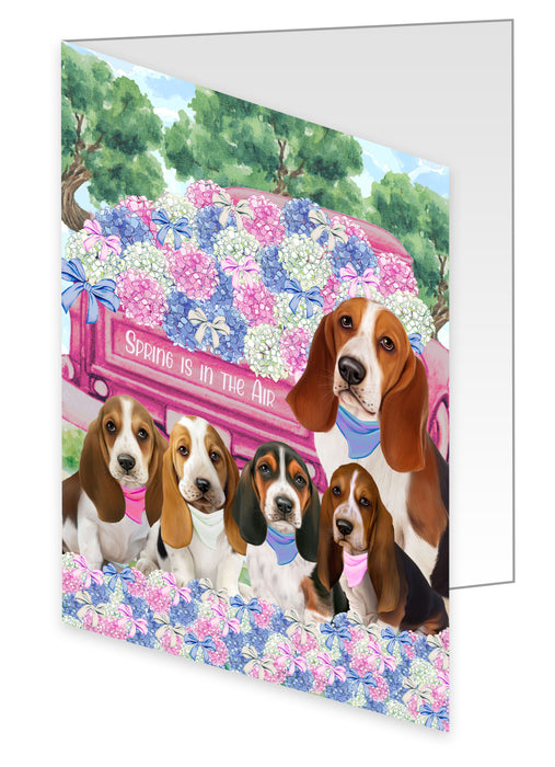Basset Hound Greeting Cards & Note Cards: Invitation Card with Envelopes Multi Pack, Personalized, Explore a Variety of Designs, Custom, Dog Gift for Pet Lovers