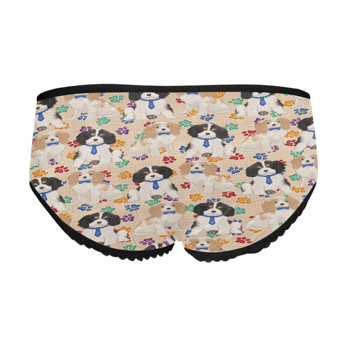 Cavalier King Charles Spaniel Dogs Blue  Women&#039;s All Over Print Classic Briefs