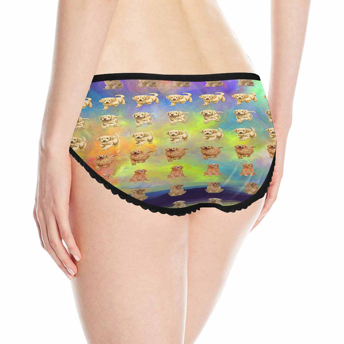 Golden Retriever Dog  Women&#039;s All Over Print Classic Briefs