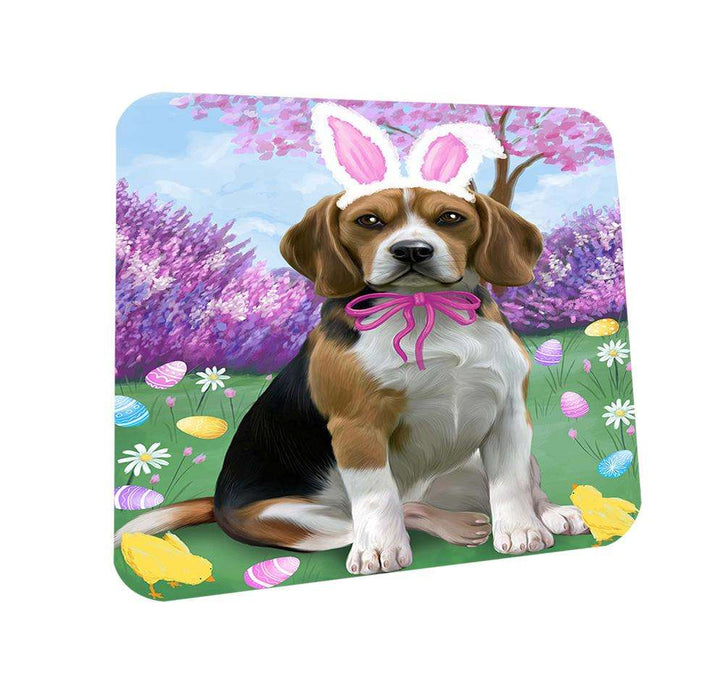 Beagle Dog Easter Holiday Coasters Set of 4 CST49003