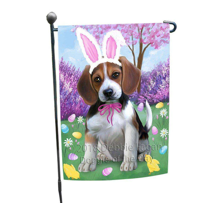 Beagle Dog Easter Holiday Garden Flag GFLG48954