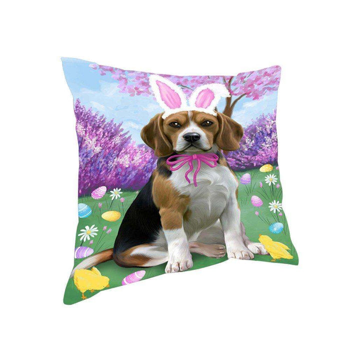 Beagle Dog Easter Holiday Pillow PIL52032