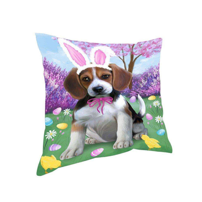 Beagle Dog Easter Holiday Pillow PIL52036