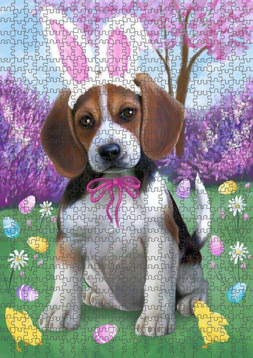 Beagle Dog Easter Holiday Puzzle with Photo Tin PUZL50178