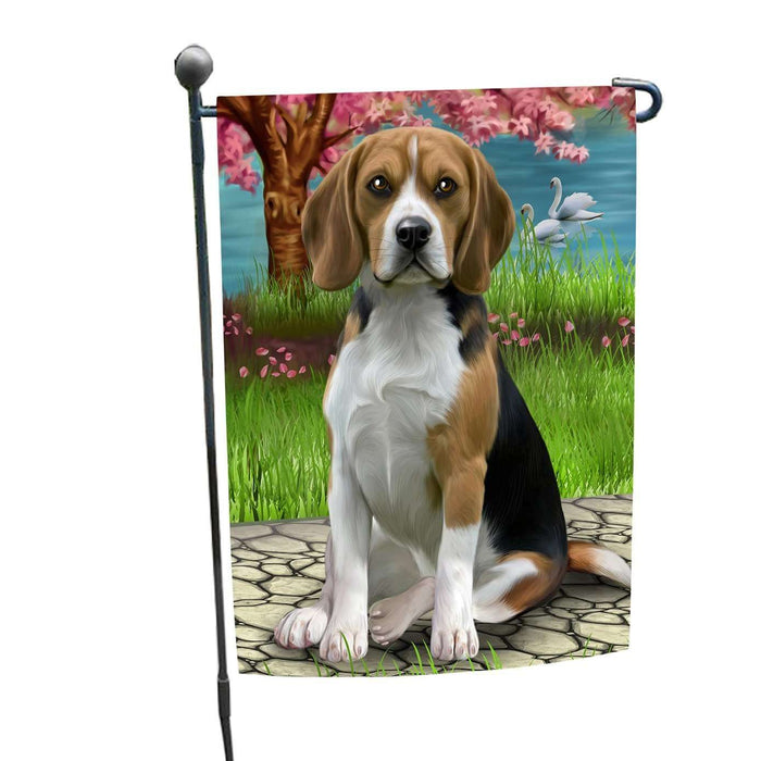 Beagle Dog Garden Flag