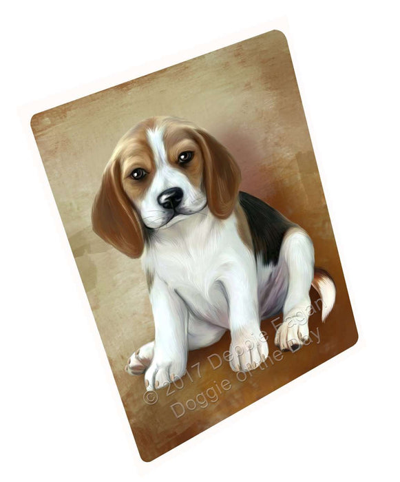Beagle Dog Tempered Cutting Board (Small)