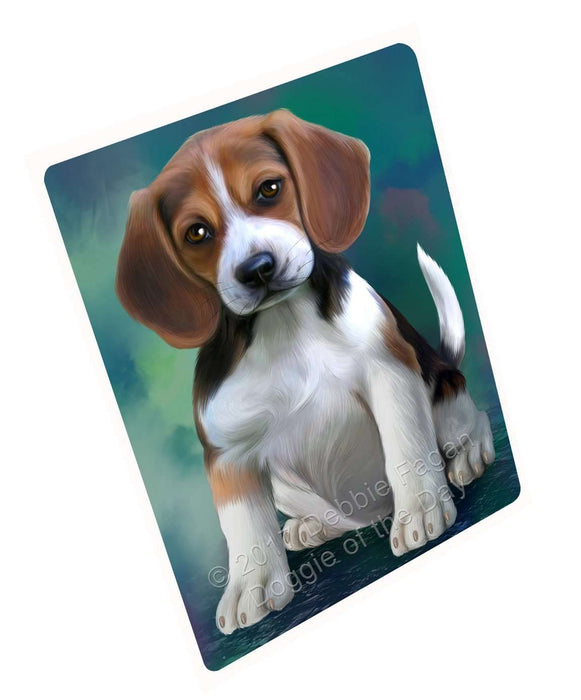Beagle Dog Tempered Cutting Board (Small)