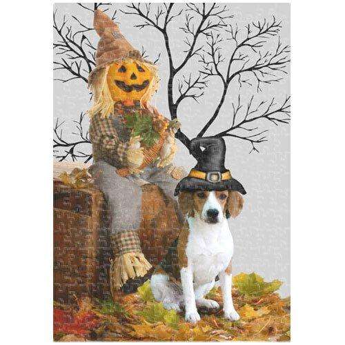 Beagle Halloween 300 Pc. Puzzle with Photo Tin