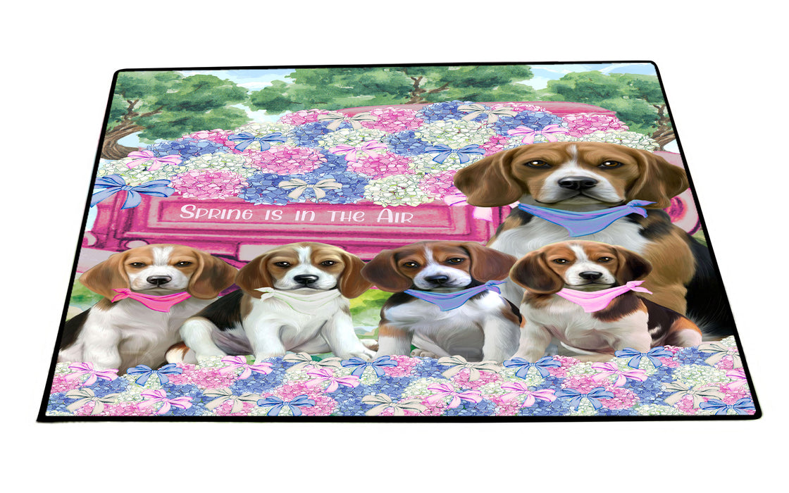 Beagle Floor Mat: Explore a Variety of Designs, Anti-Slip Doormat for Indoor and Outdoor Welcome Mats, Personalized, Custom, Pet and Dog Lovers Gift