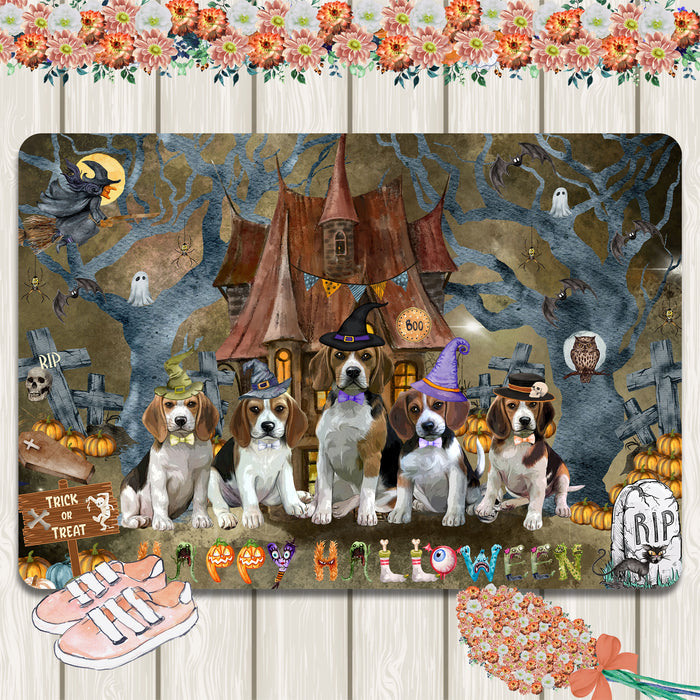 Beagle Area Rug and Runner: Explore a Variety of Designs, Personalized, Custom, Halloween Indoor Floor Carpet Rugs for Home and Living Room, Pet Gift for Dog Lovers