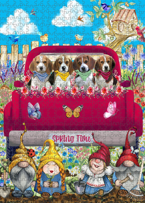 Beagle Jigsaw Puzzle, Interlocking Puzzles Games for Adult, Explore a Variety of Designs, Personalized, Custom,  Gift for Pet and Dog Lovers