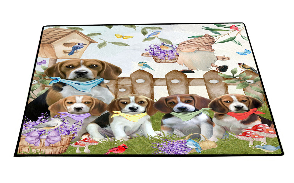 Beagle Floor Mat: Explore a Variety of Designs, Custom, Personalized, Anti-Slip Door Mats for Indoor and Outdoor, Gift for Dog and Pet Lovers