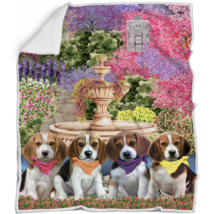 Beagle Bed Blanket, Explore a Variety of Designs, Custom, Soft and Cozy, Personalized, Throw Woven, Fleece and Sherpa, Gift for Pet and Dog Lovers