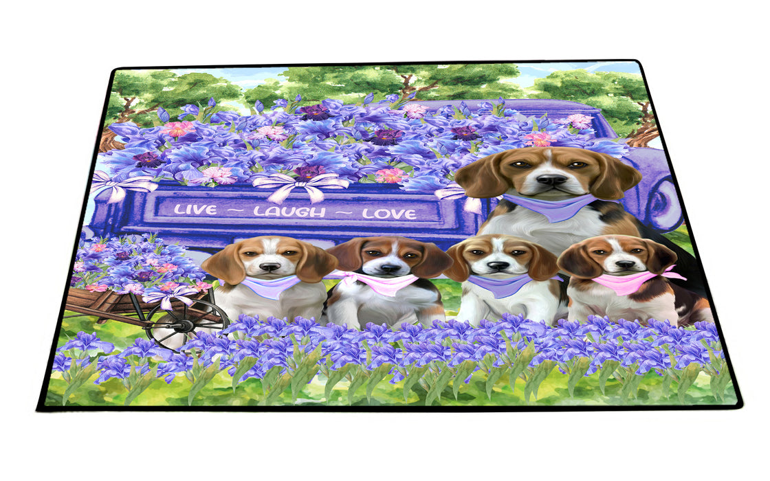 Beagle Floor Mat: Explore a Variety of Designs, Anti-Slip Doormat for Indoor and Outdoor Welcome Mats, Personalized, Custom, Pet and Dog Lovers Gift