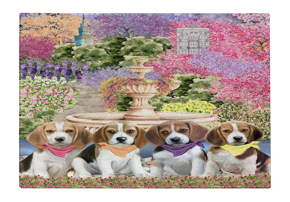 Beagle Cutting Board: Explore a Variety of Designs, Custom, Personalized, Kitchen Tempered Glass Scratch and Stain Resistant, Gift for Dog and Pet Lovers