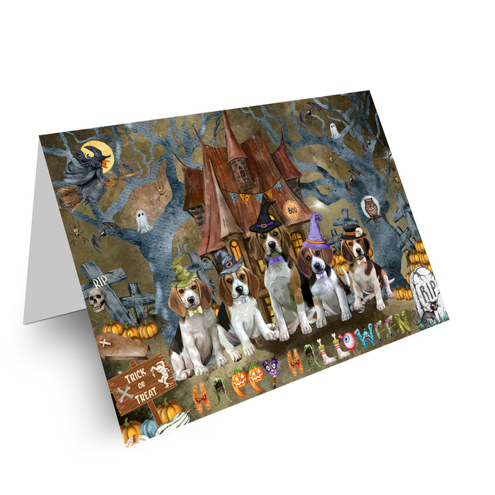 Beagle Greeting Cards & Note Cards: Explore a Variety of Designs, Custom, Personalized, Halloween Invitation Card with Envelopes, Gifts for Dog Lovers
