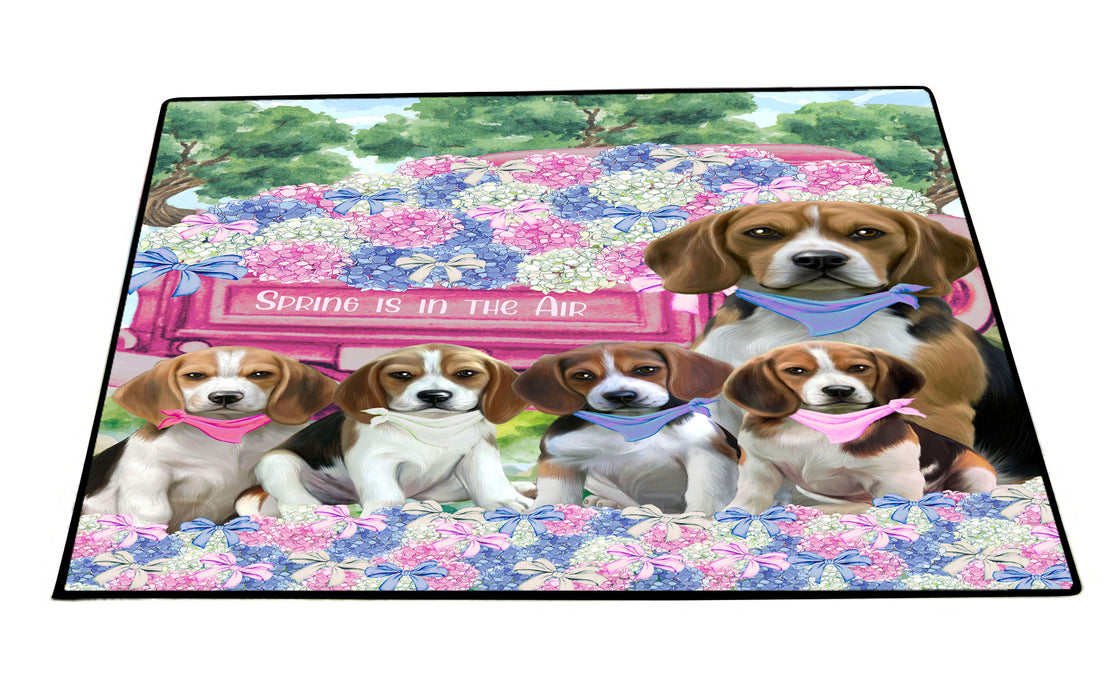 Beagle Floor Mats and Doormat: Explore a Variety of Designs, Custom, Anti-Slip Welcome Mat for Outdoor and Indoor, Personalized Gift for Dog Lovers