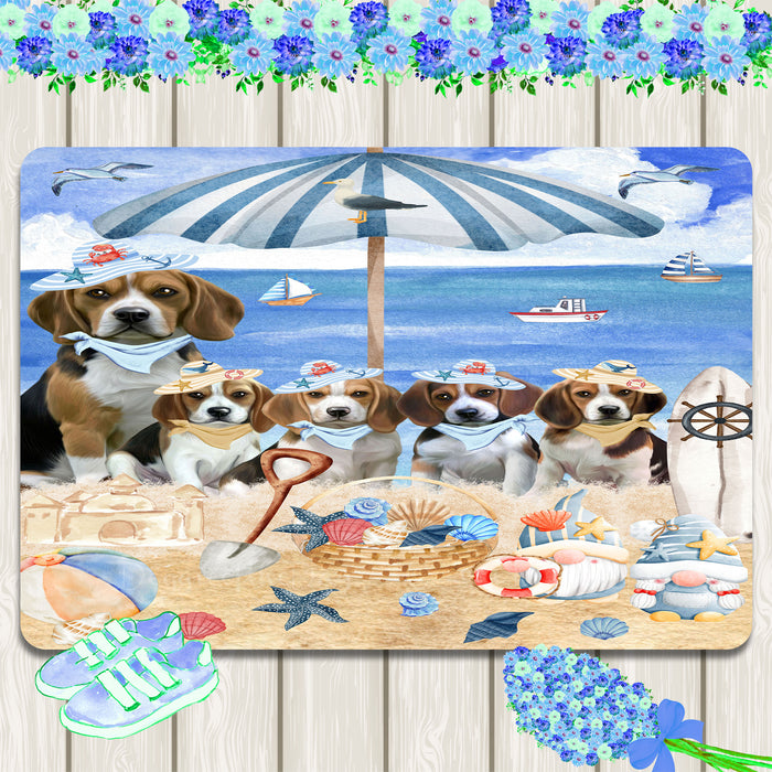 Beagle Area Rug and Runner, Explore a Variety of Designs, Custom, Floor Carpet Rugs for Home, Indoor and Living Room, Personalized, Gift for Dog and Pet Lovers