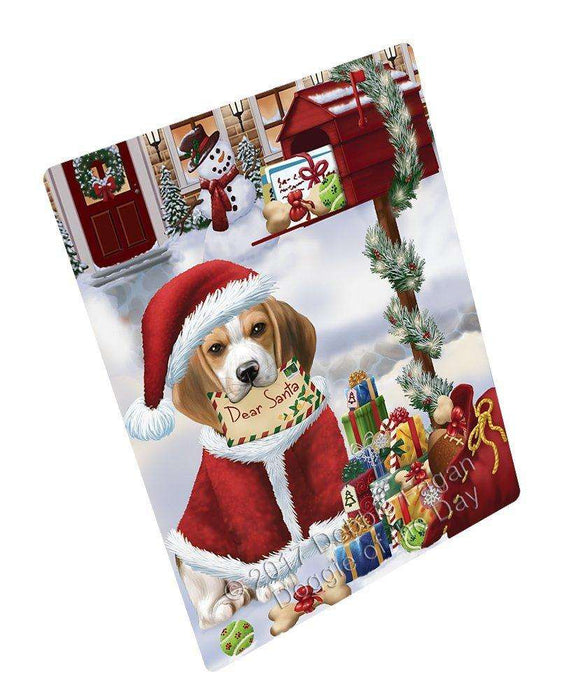 Beagles Dear Santa Letter Christmas Holiday Mailbox Dog Magnet