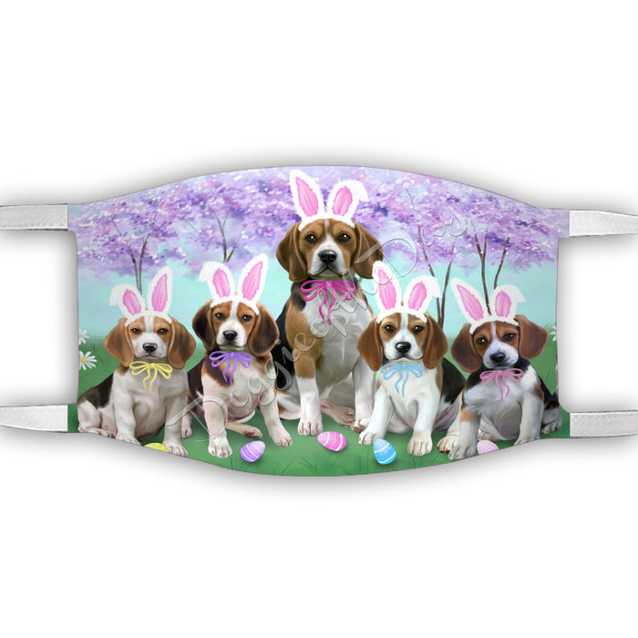 Easter Holiday Beagle Dogs Face Mask FM49573