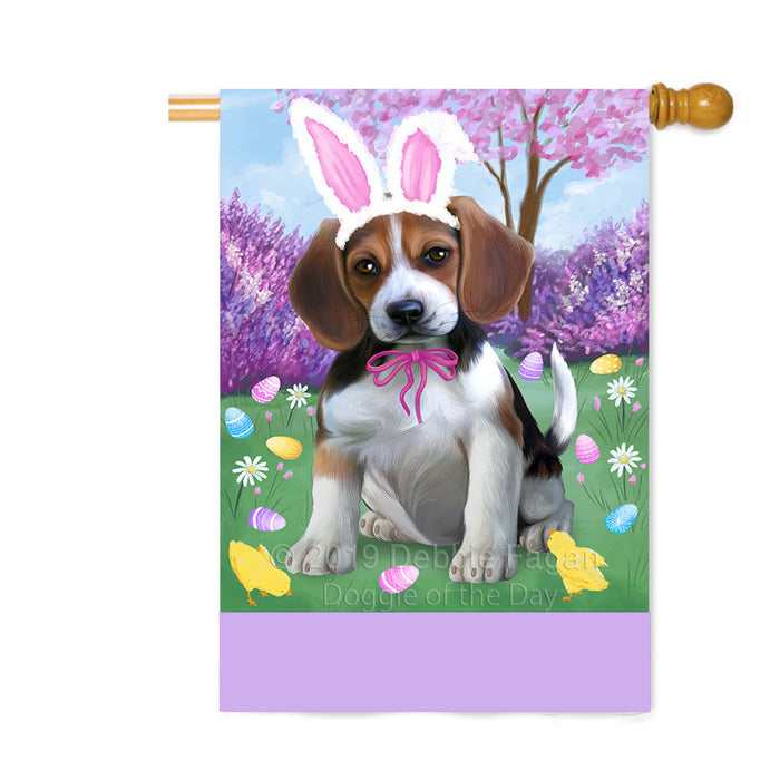 Personalized Easter Holiday Beagle Dog Custom House Flag FLG-DOTD-A58801