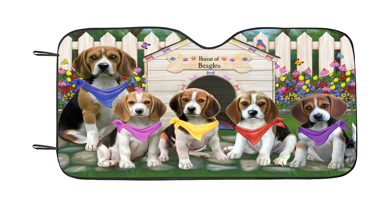 Spring Dog House Beagle Dogs Car Sun Shade