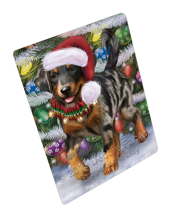 Trotting in the Snow Beauceron Dog Refrigerator / Dishwasher Magnet RMAG108270