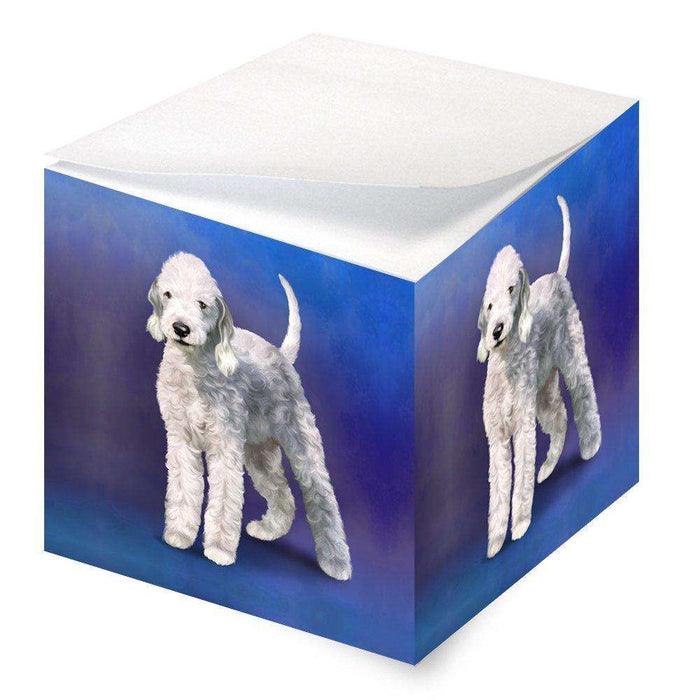 Bedlington Terrier Dog Note Cube