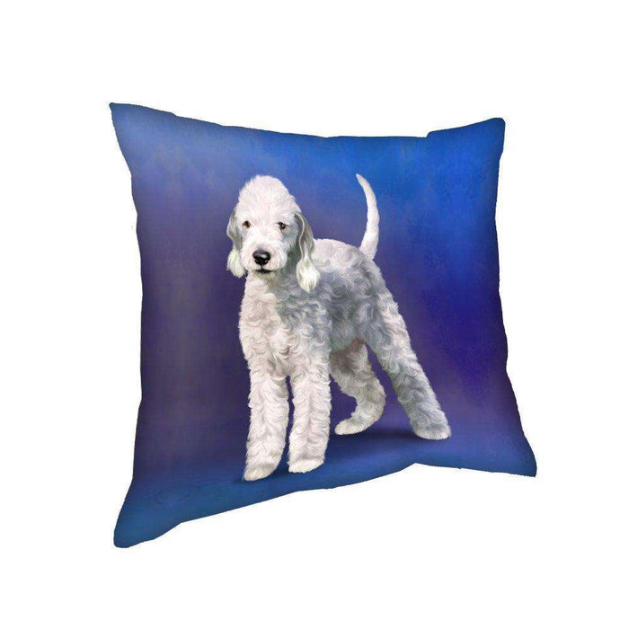 Bedlington Terrier Dog Throw Pillow