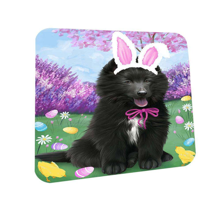 Belgian Shepherd Dog Easter Holiday Coasters Set of 4 CST49006