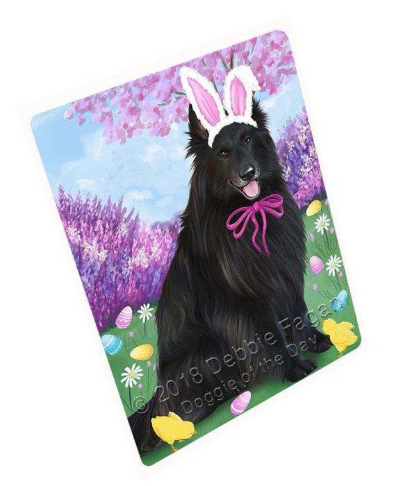 Belgian Shepherd Dog Easter Holiday Magnet Mini (3.5" x 2") MAG51006