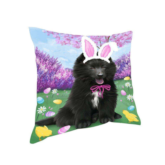 Belgian Shepherd Dog Easter Holiday Pillow PIL52044