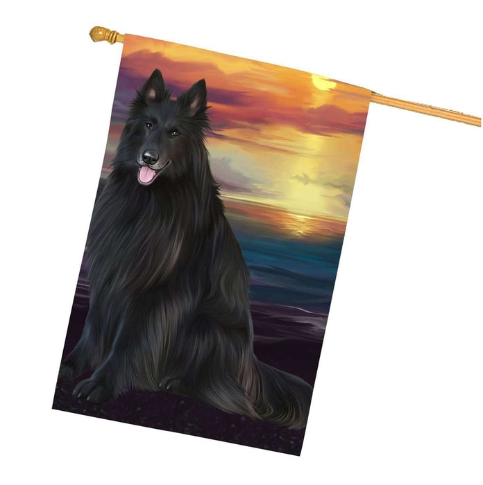 Belgian Shepherd Dog House Flag